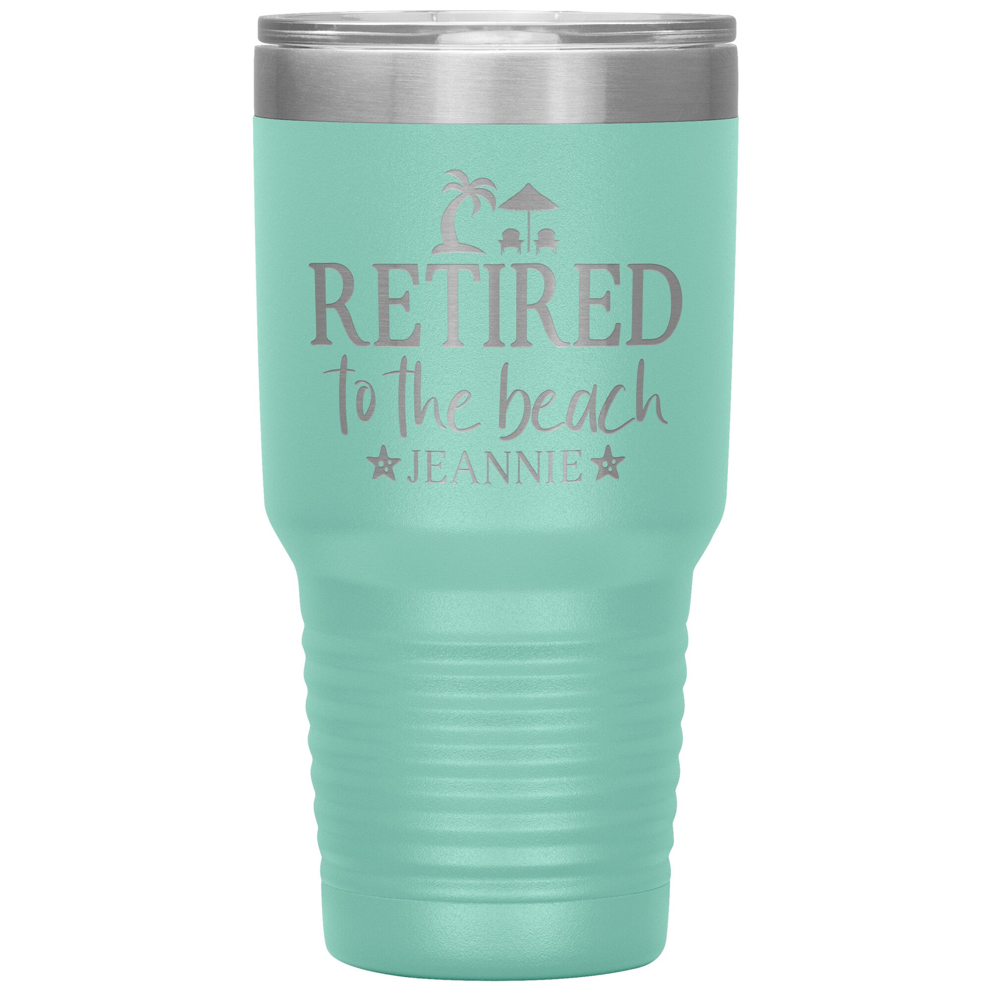 Retired to the Beach Tumbler