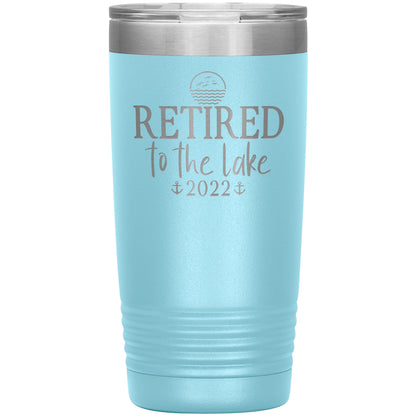 Retired to the Lake Tumbler