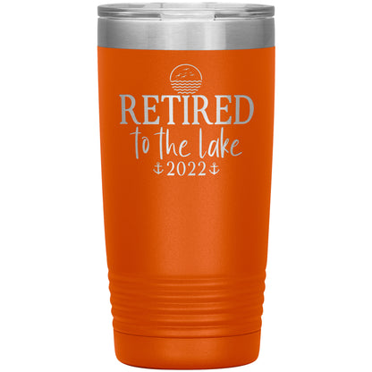 Retired to the Lake Tumbler