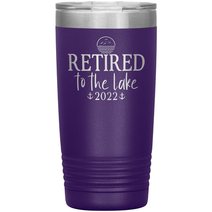 Retired to the Lake Tumbler