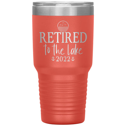 Retired to the Lake Tumbler