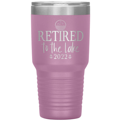Retired to the Lake Tumbler