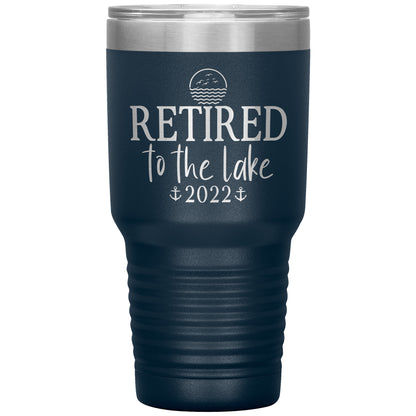 Retired to the Lake Tumbler