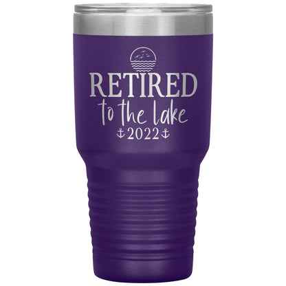 Retired to the Lake Tumbler