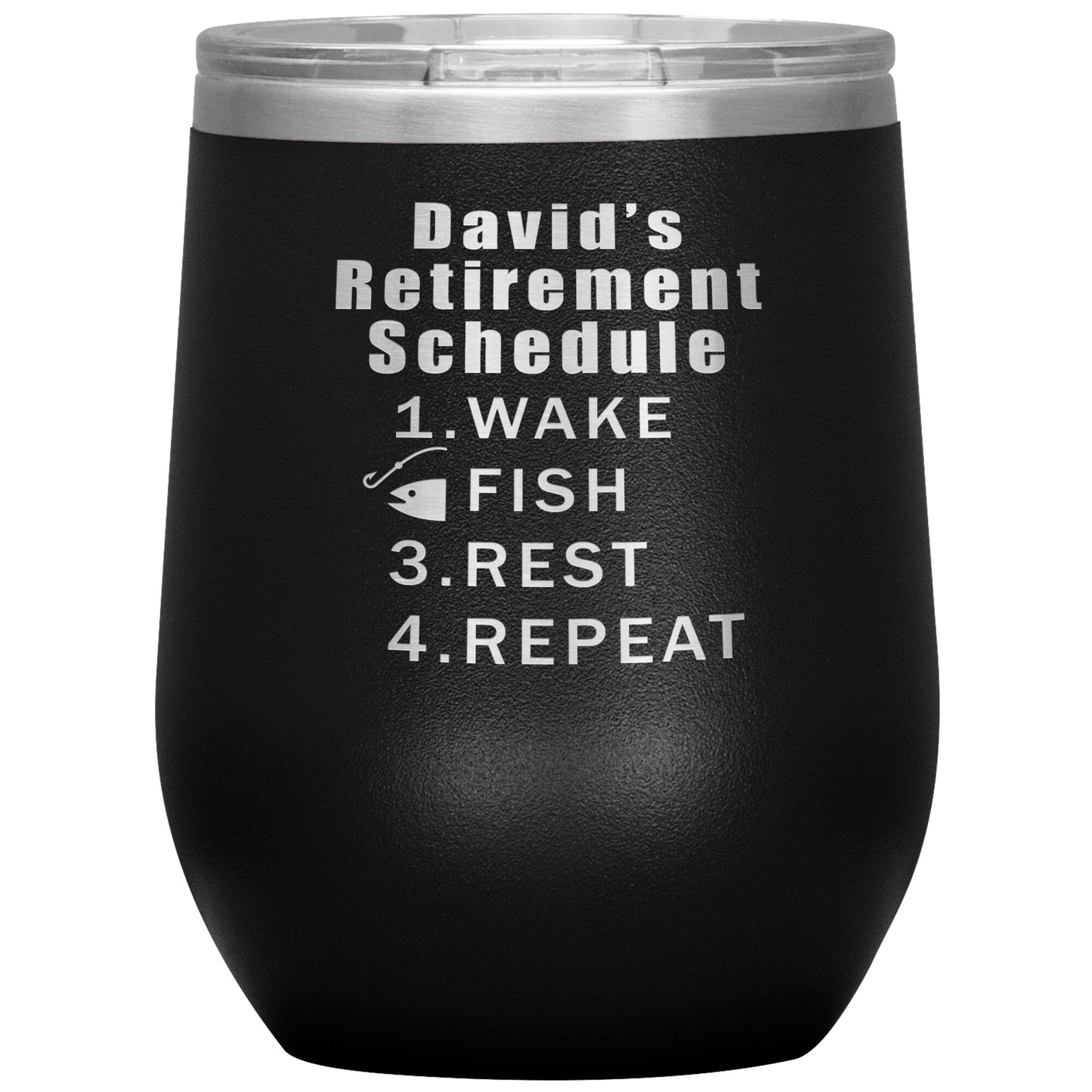 Retirement Schedule Fishing Tumbler