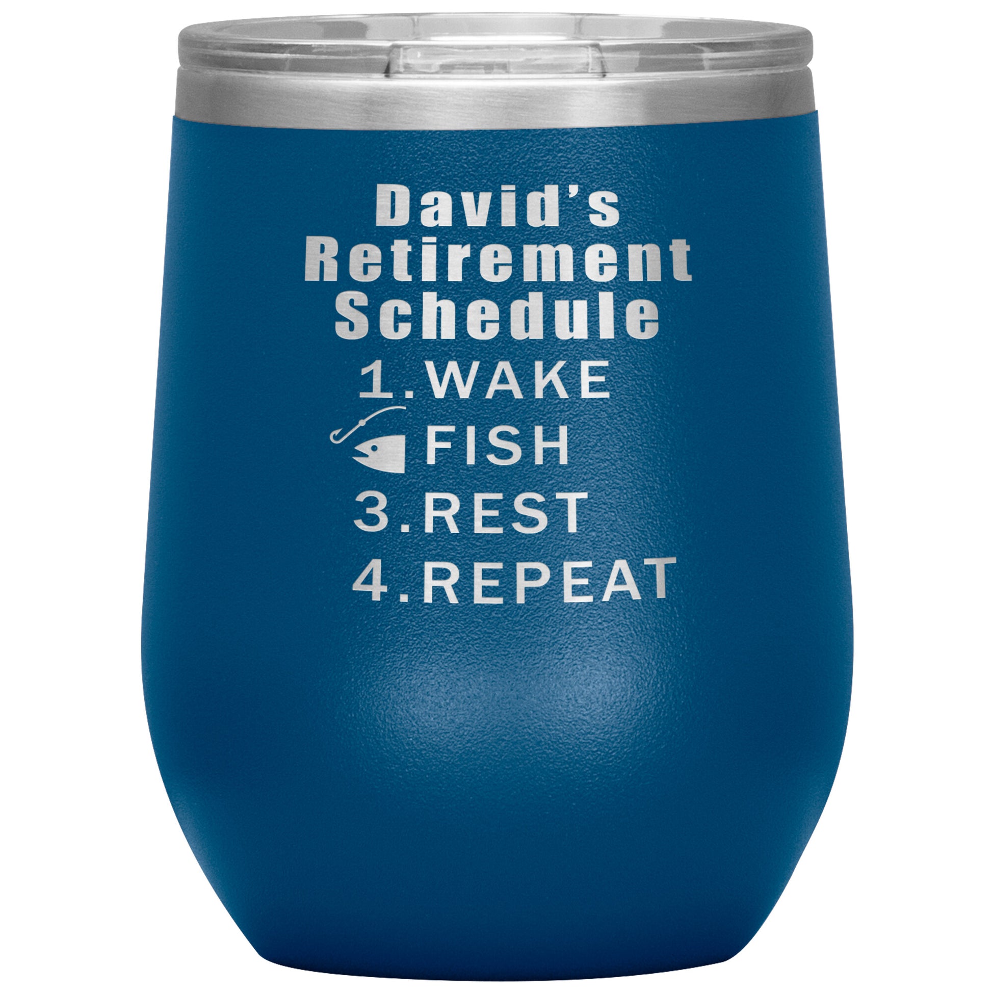 Retirement Schedule Fishing Tumbler