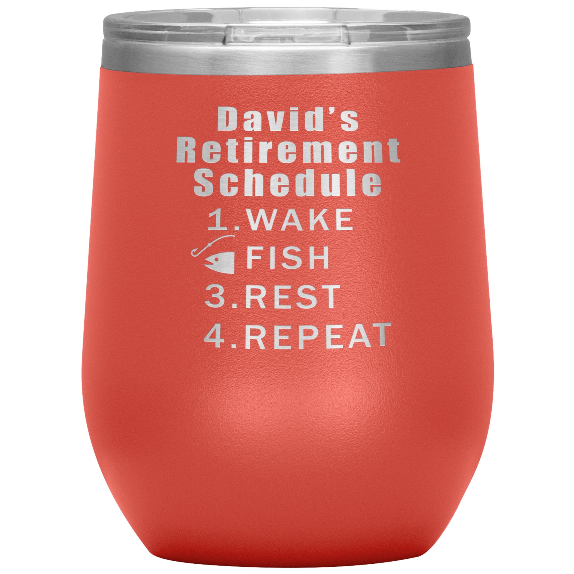Retirement Schedule Fishing Tumbler
