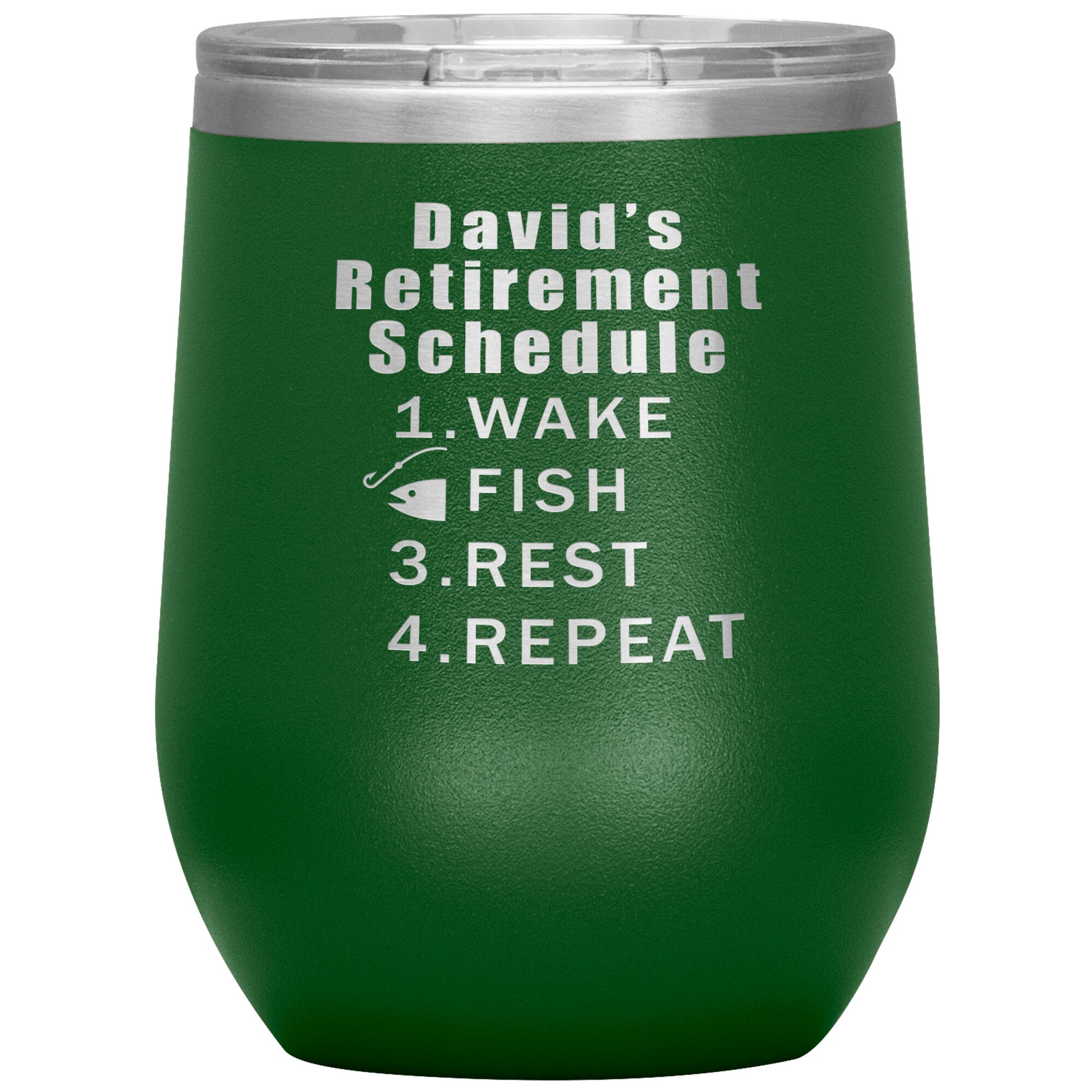 Retirement Schedule Fishing Tumbler