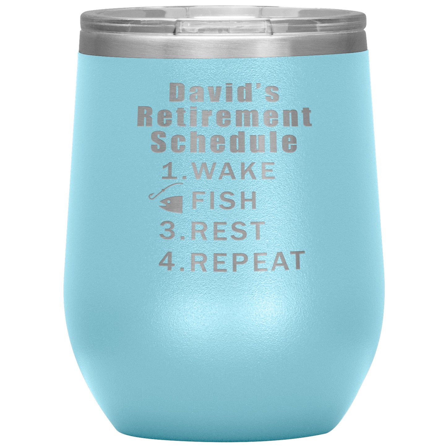 Retirement Schedule Fishing Tumbler