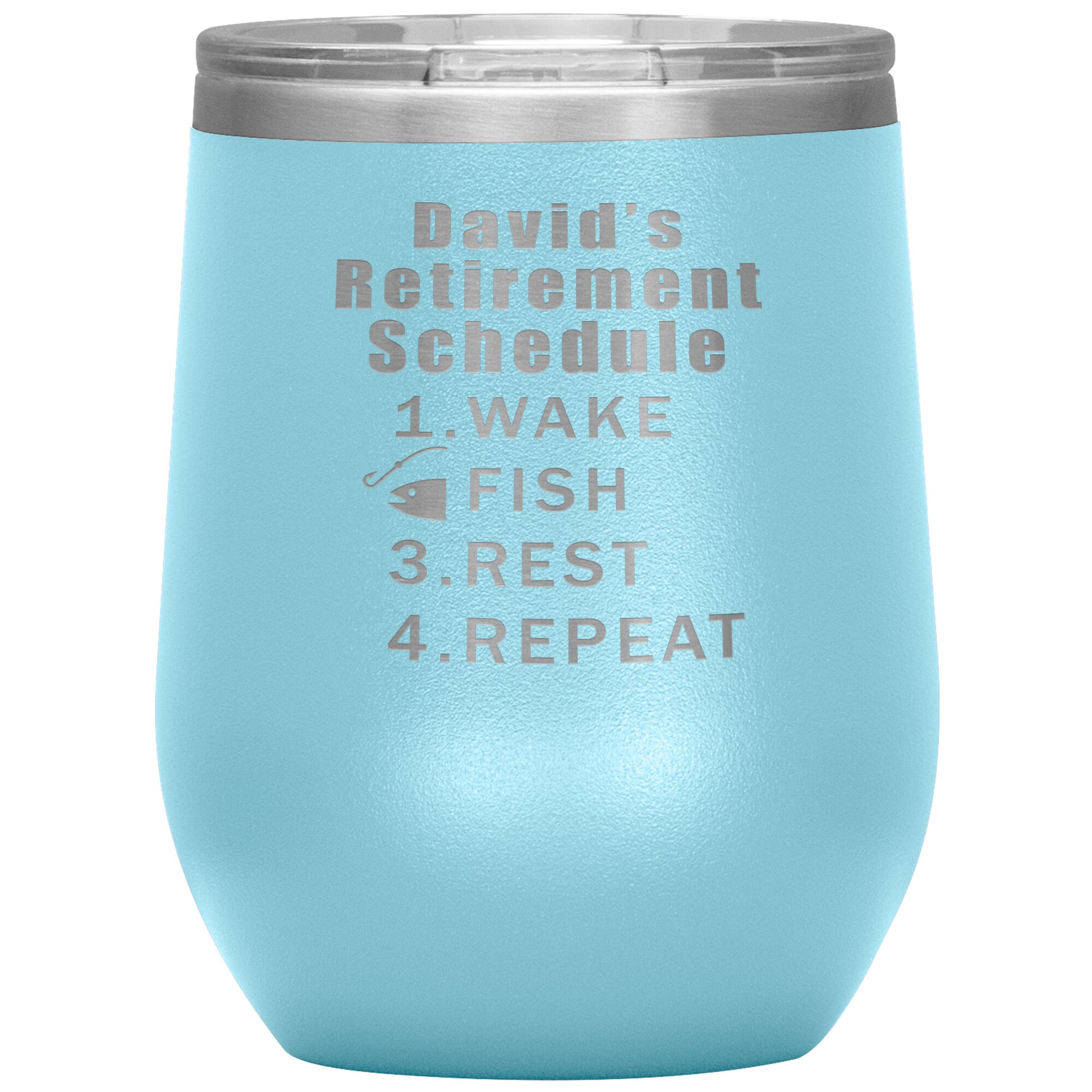 Retirement Schedule Fishing Tumbler