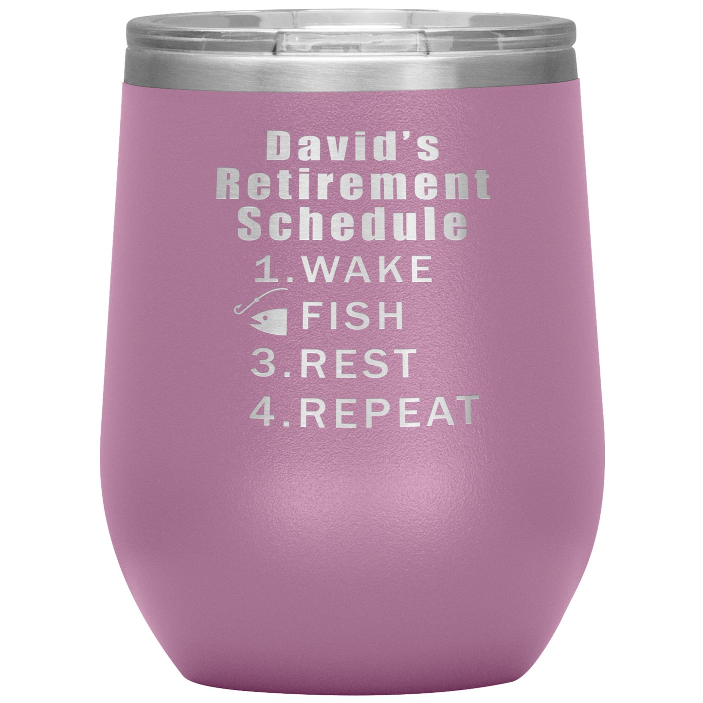 Retirement Schedule Fishing Tumbler