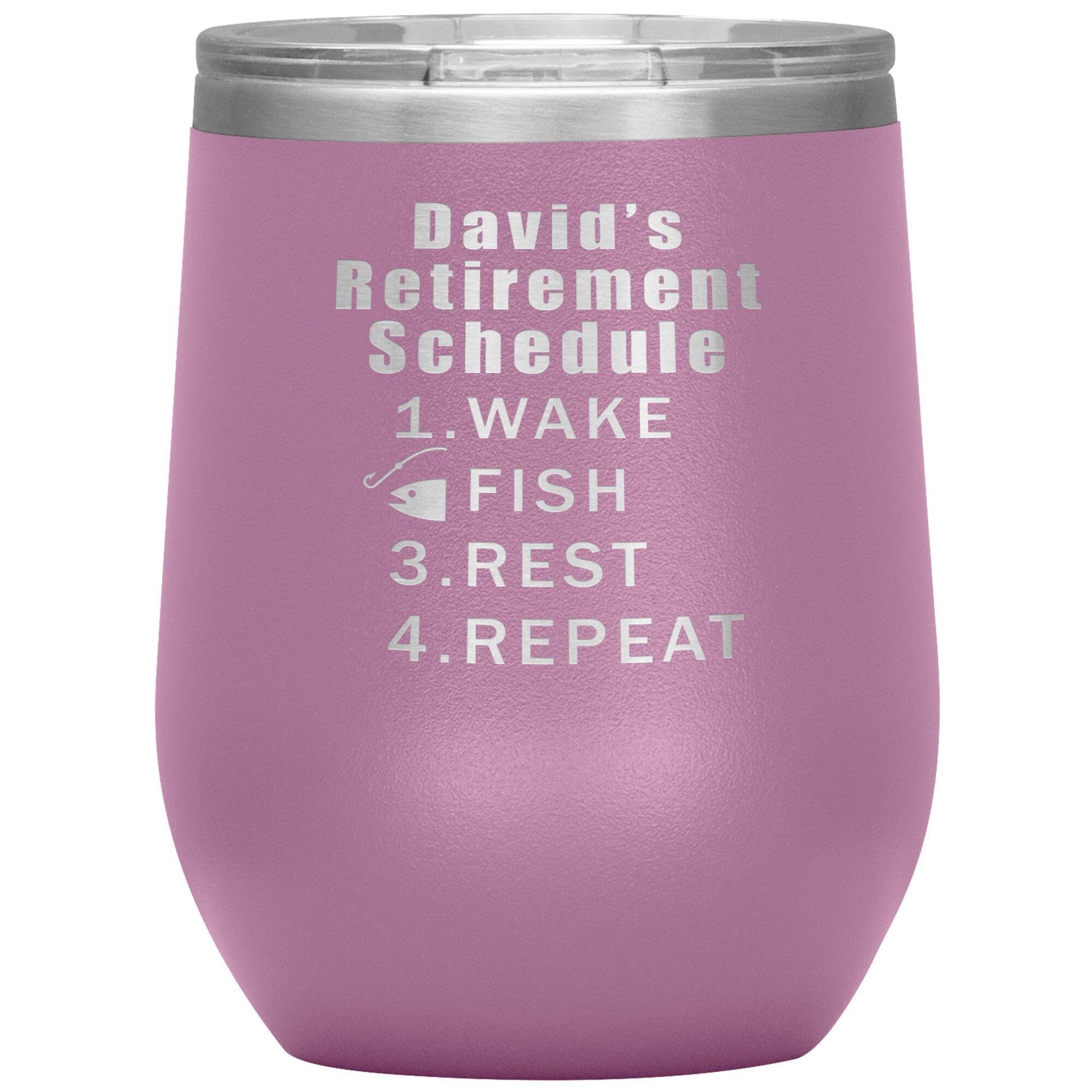 Retirement Schedule Fishing Tumbler