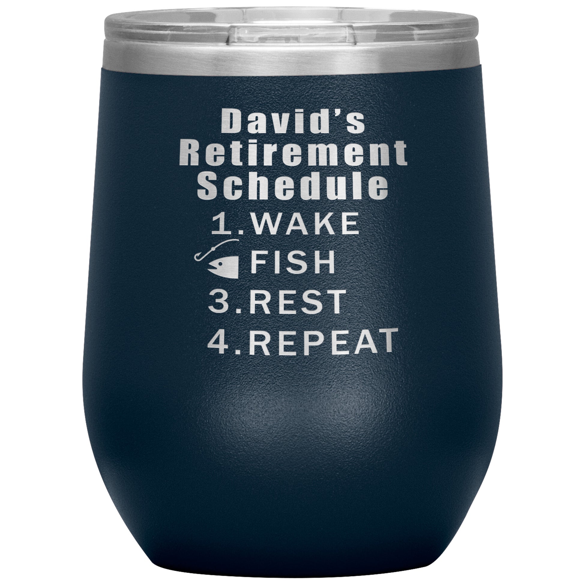 Retirement Schedule Fishing Tumbler