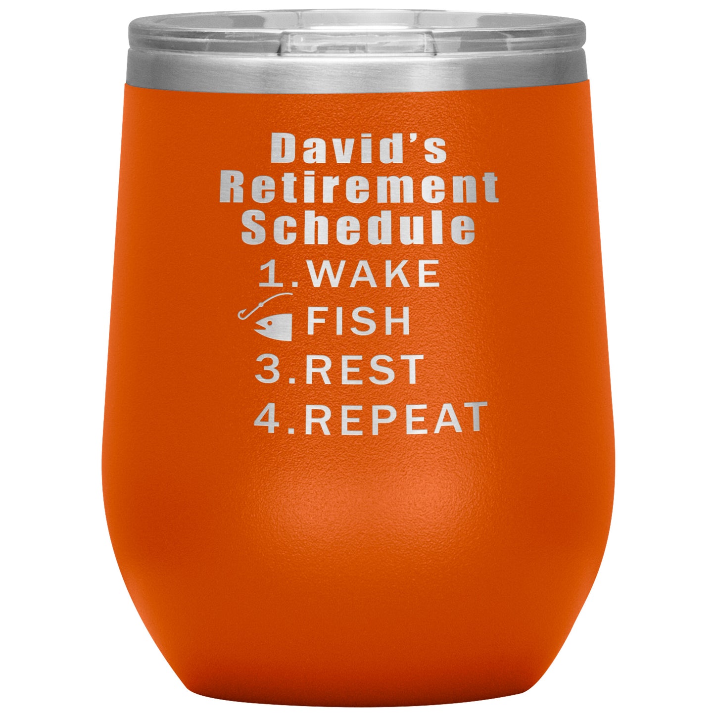 Retirement Schedule Fishing Tumbler