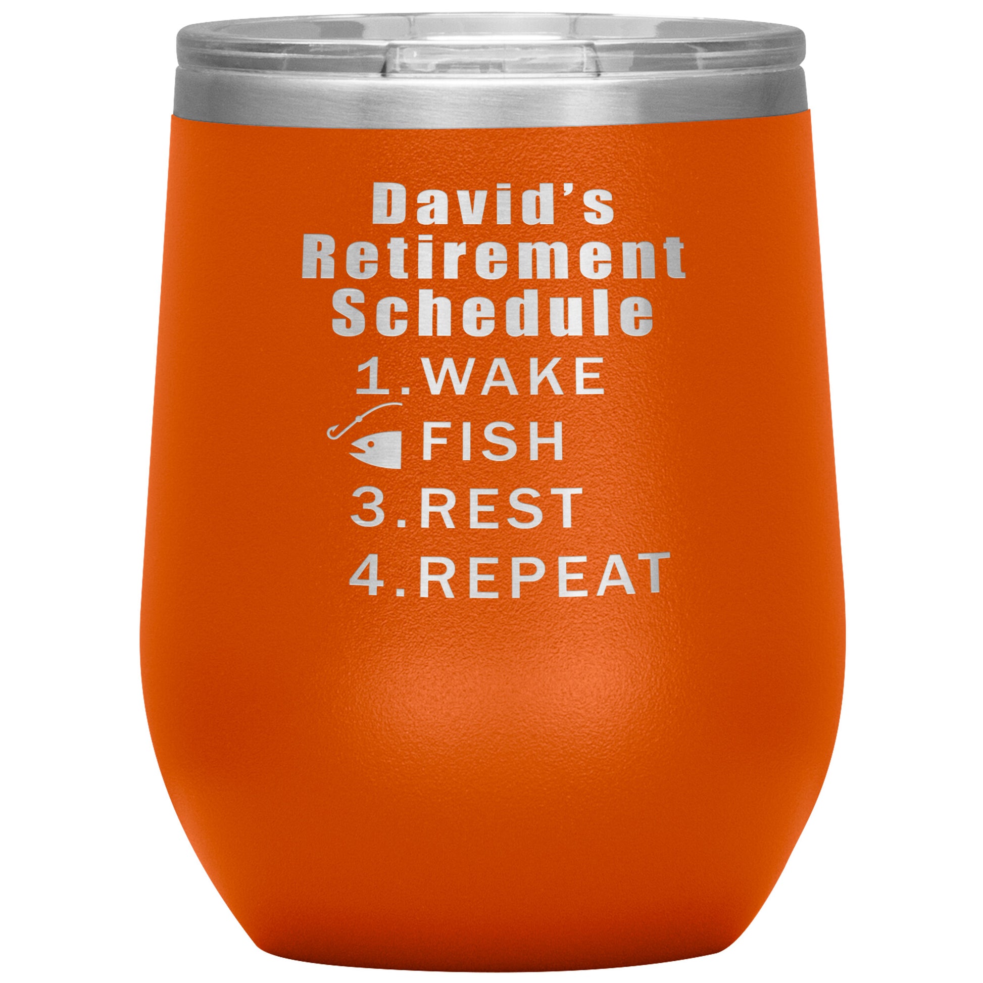 Retirement Schedule Fishing Tumbler