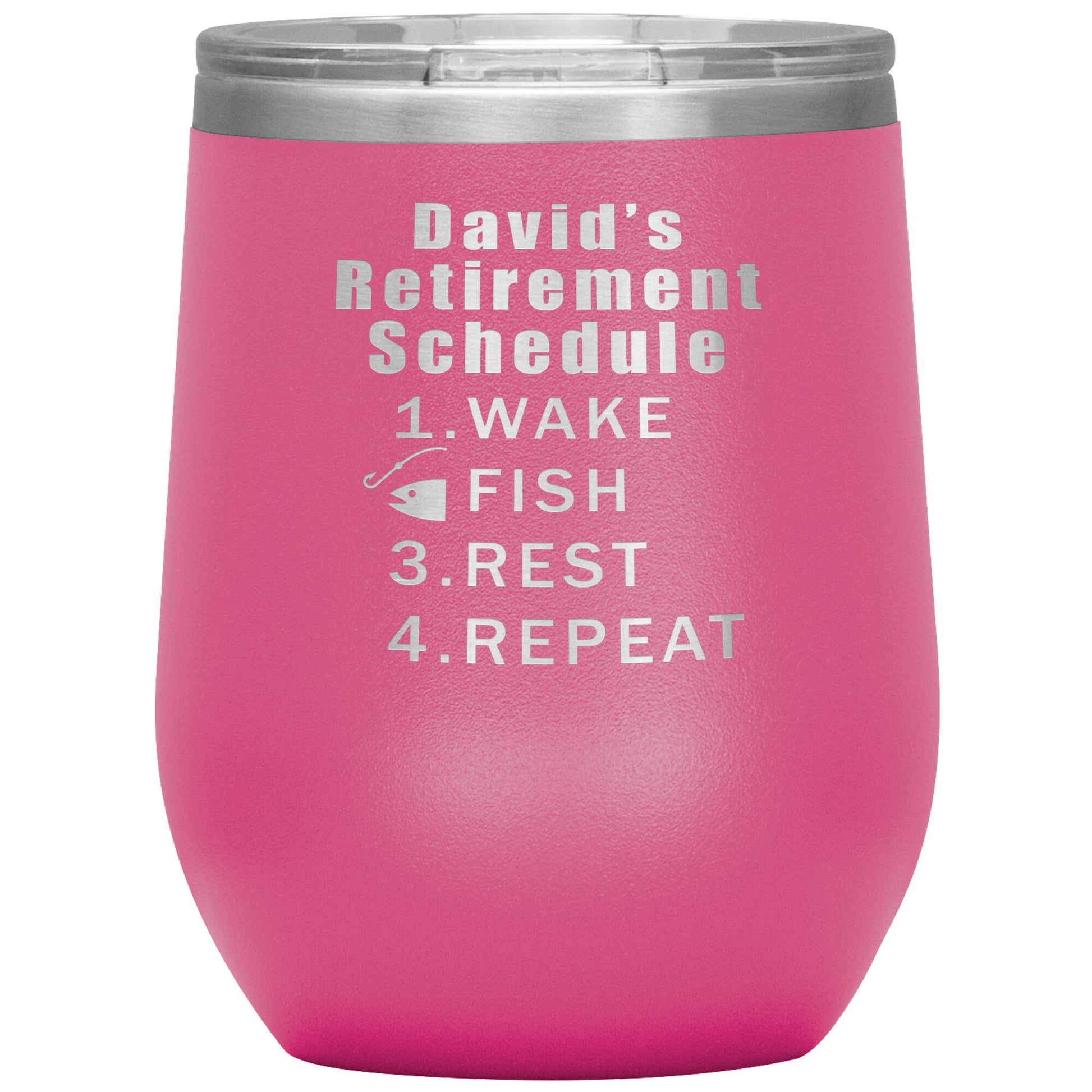 Retirement Schedule Fishing Tumbler