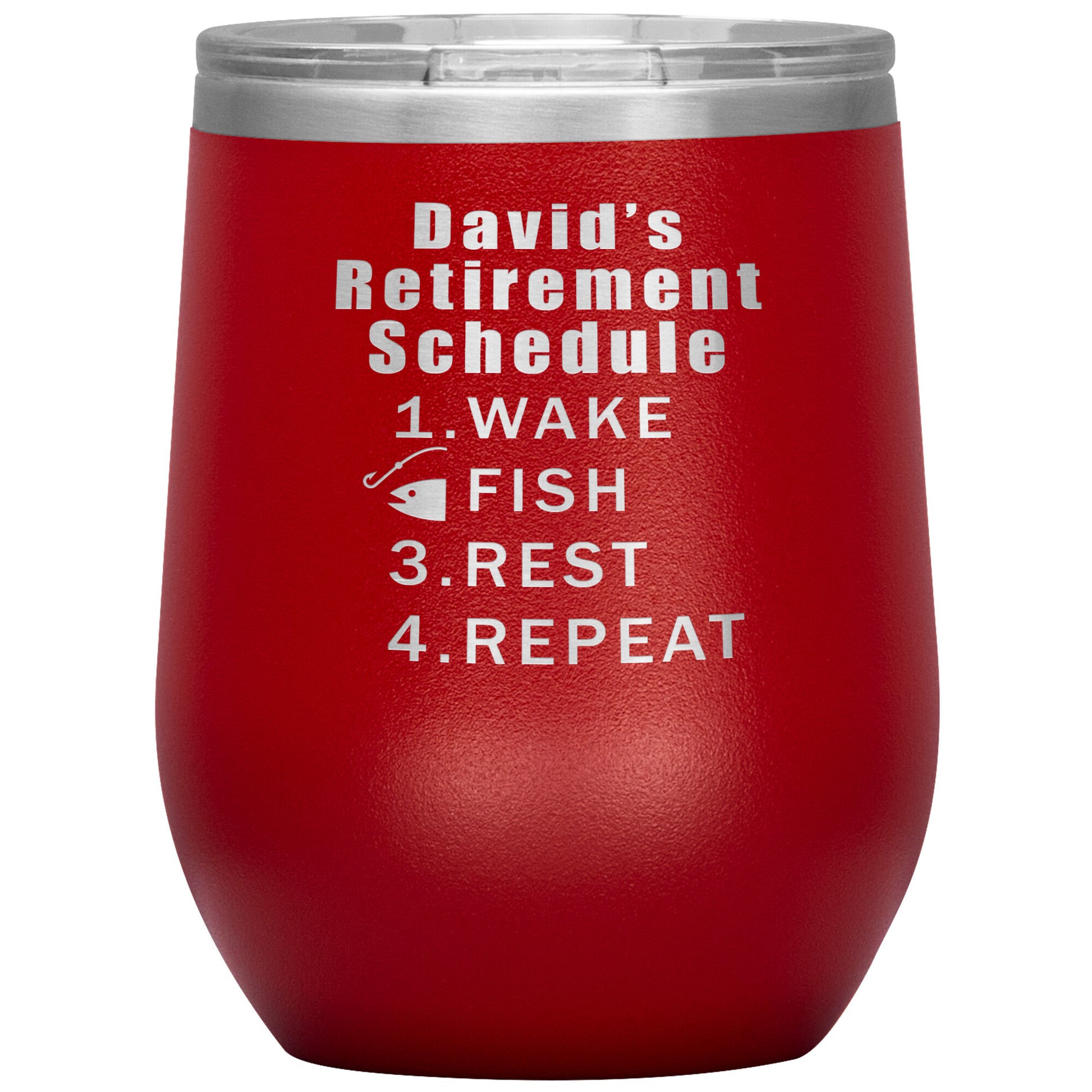 Retirement Schedule Fishing Tumbler