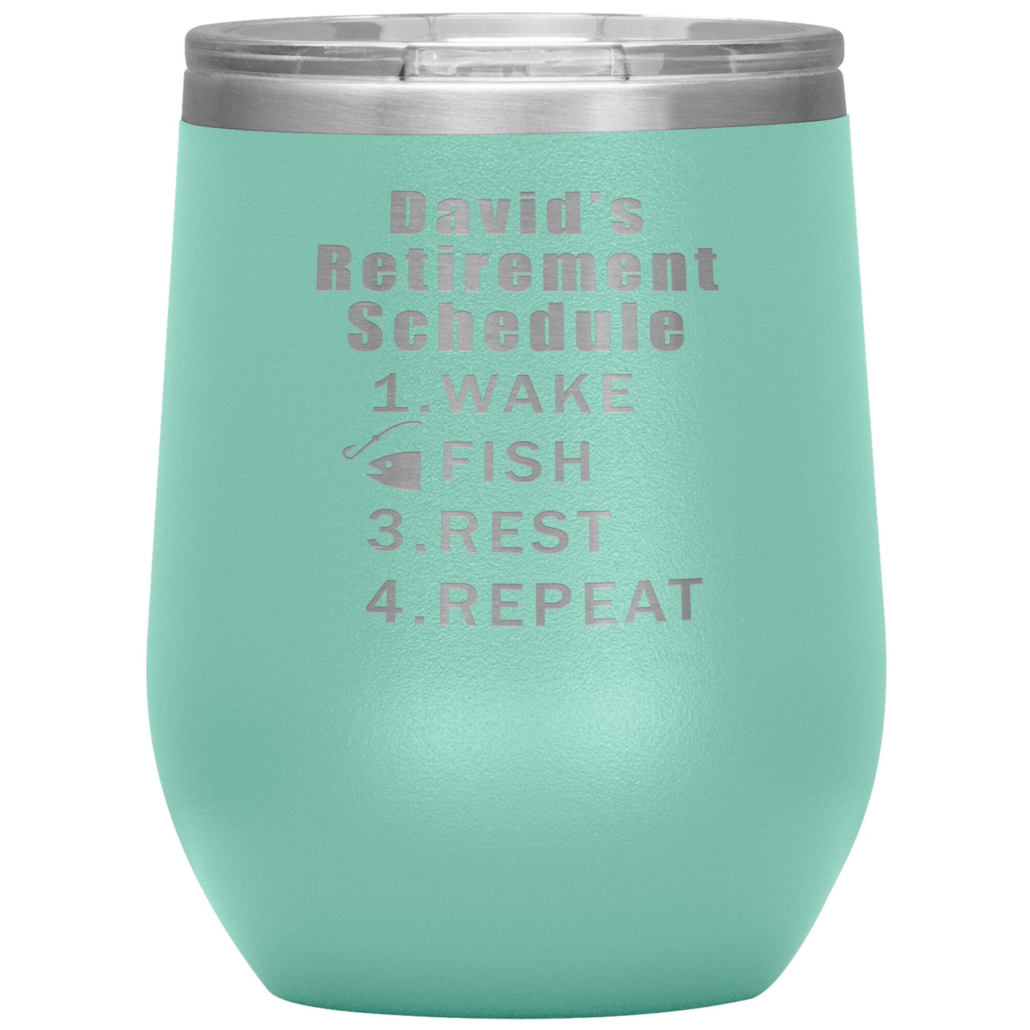 Retirement Schedule Fishing Tumbler