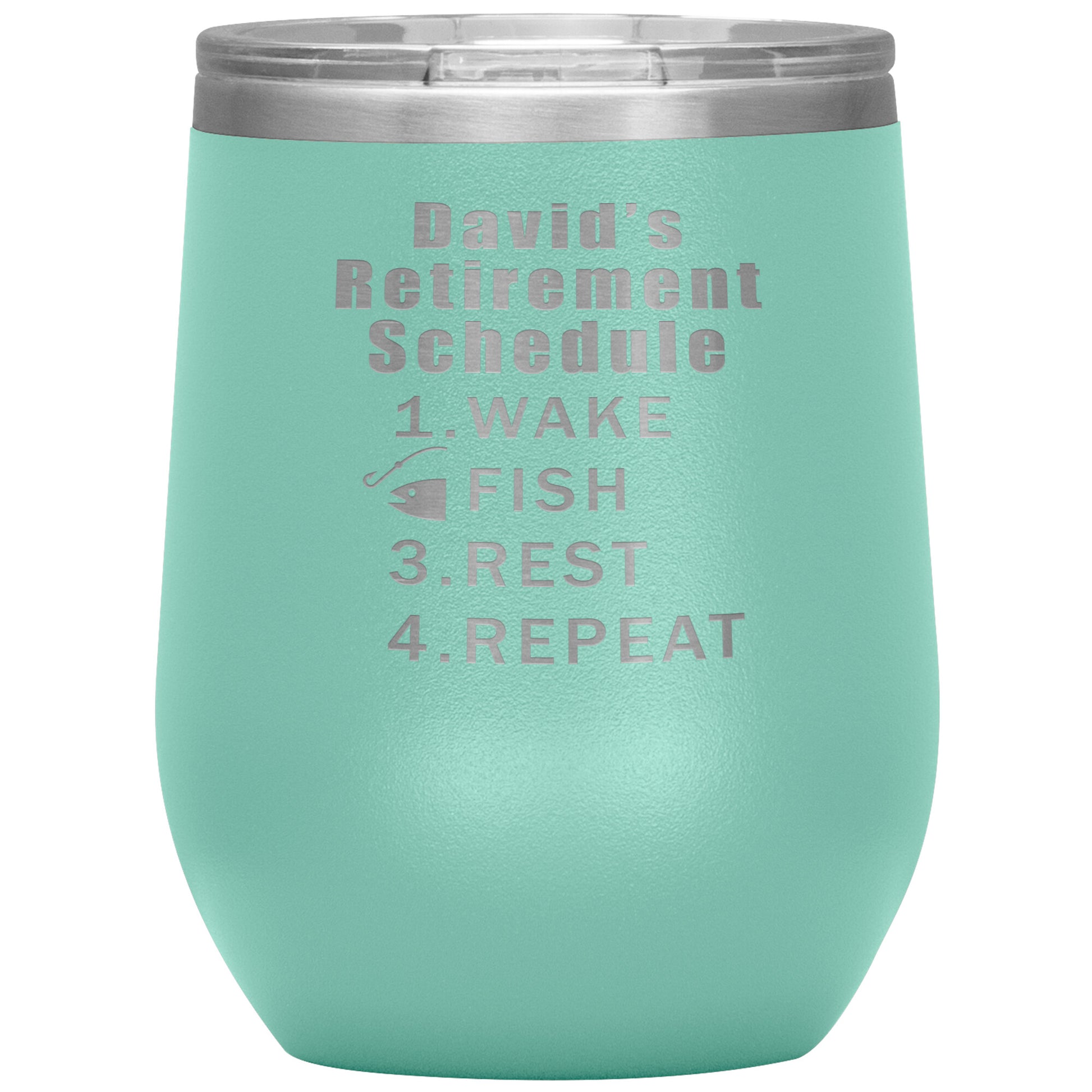 Retirement Schedule Fishing Tumbler