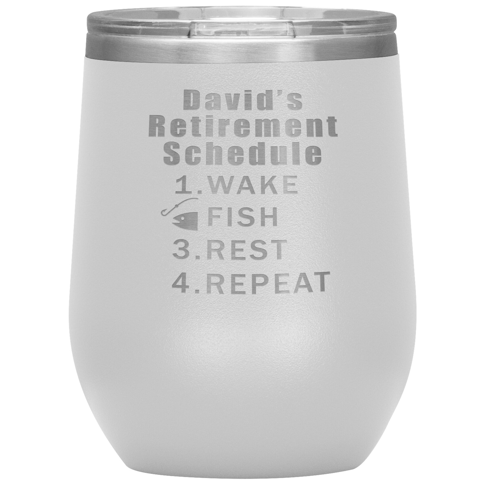 Retirement Schedule Fishing Tumbler