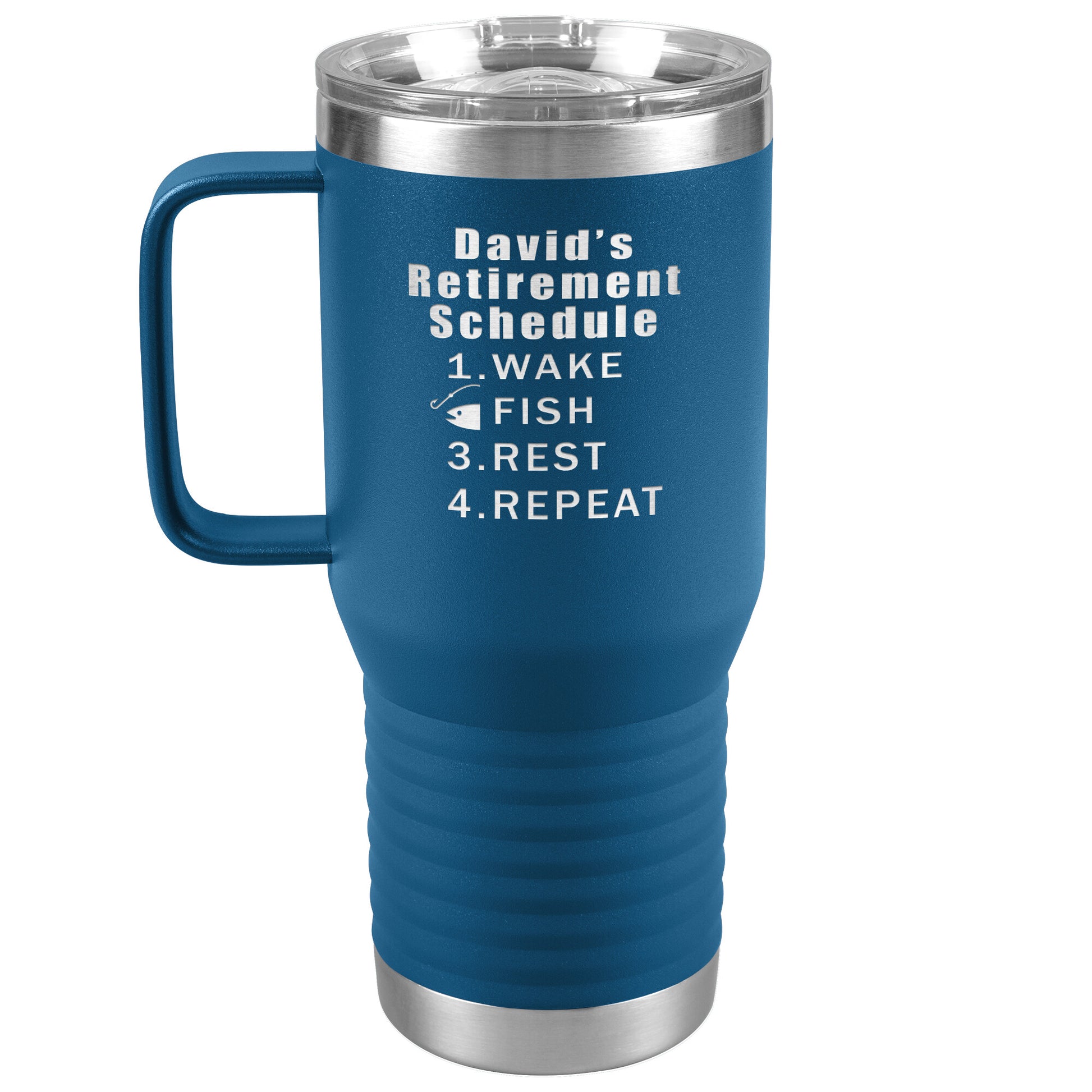 Retirement Schedule Fishing Tumbler