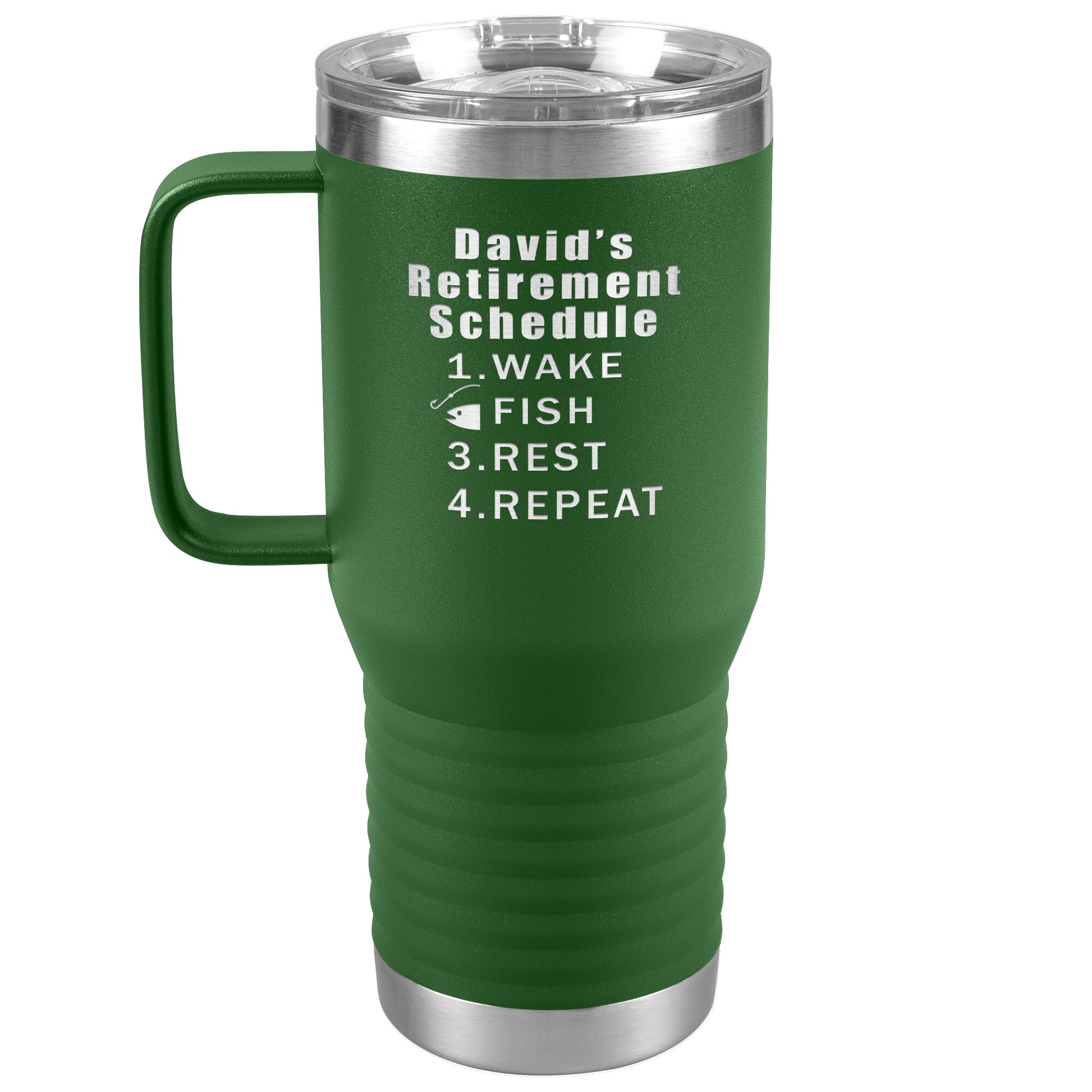 Retirement Schedule Fishing Tumbler