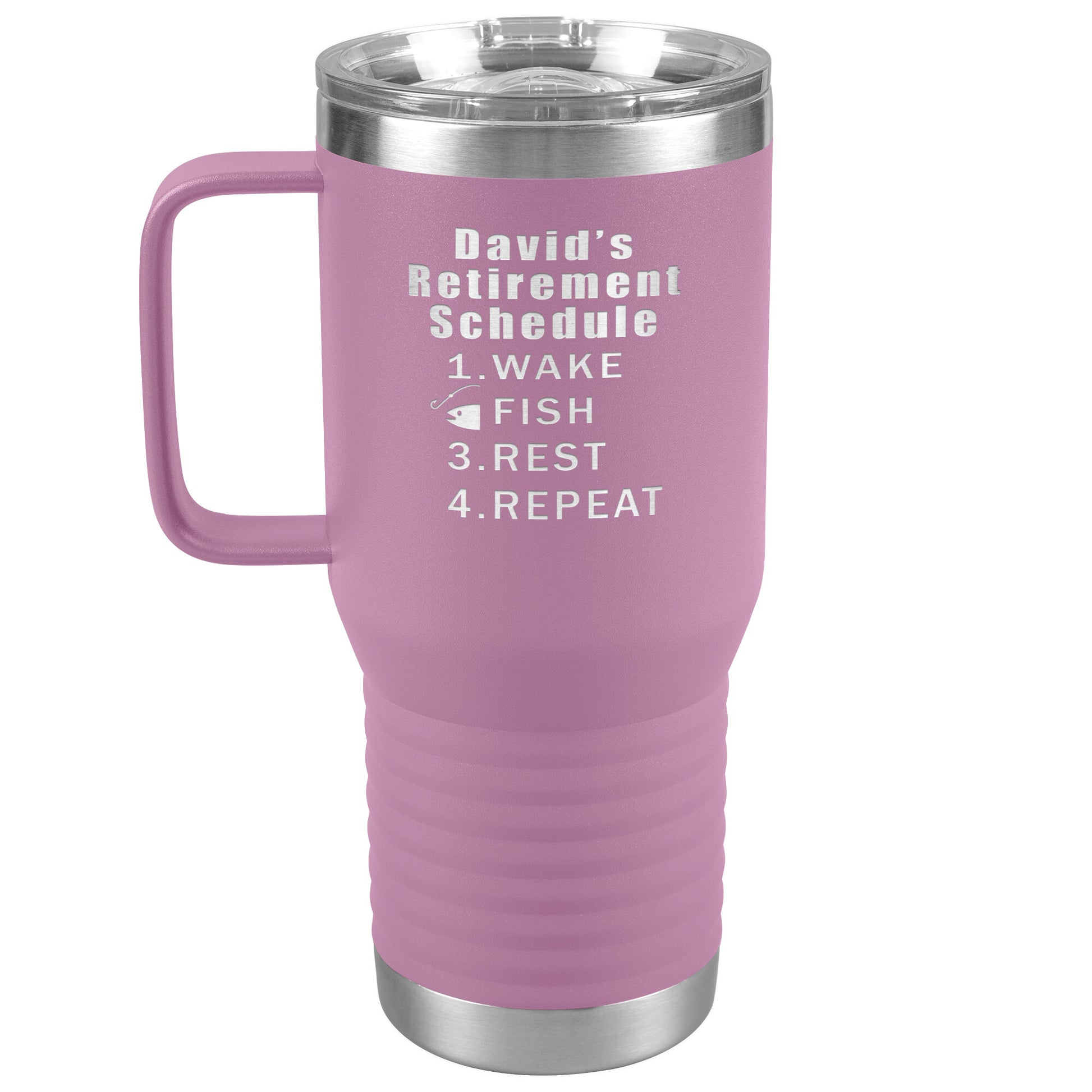 Retirement Schedule Fishing Tumbler
