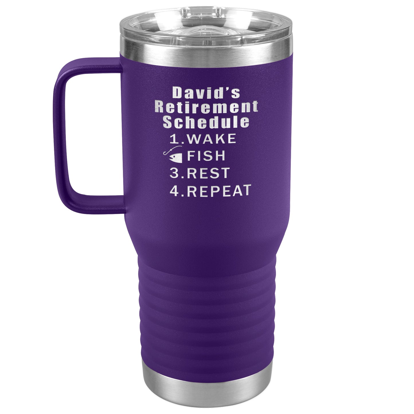 Retirement Schedule Fishing Tumbler