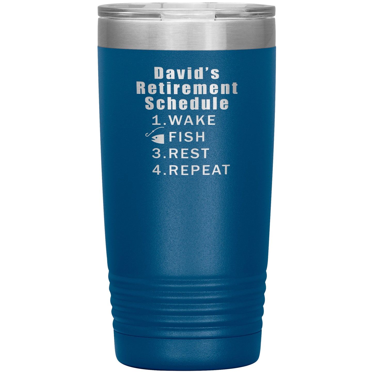 Retirement Schedule Fishing Tumbler