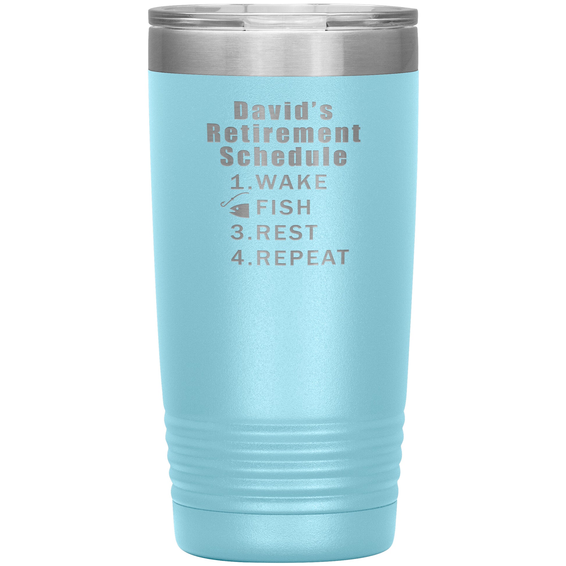 Retirement Schedule Fishing Tumbler