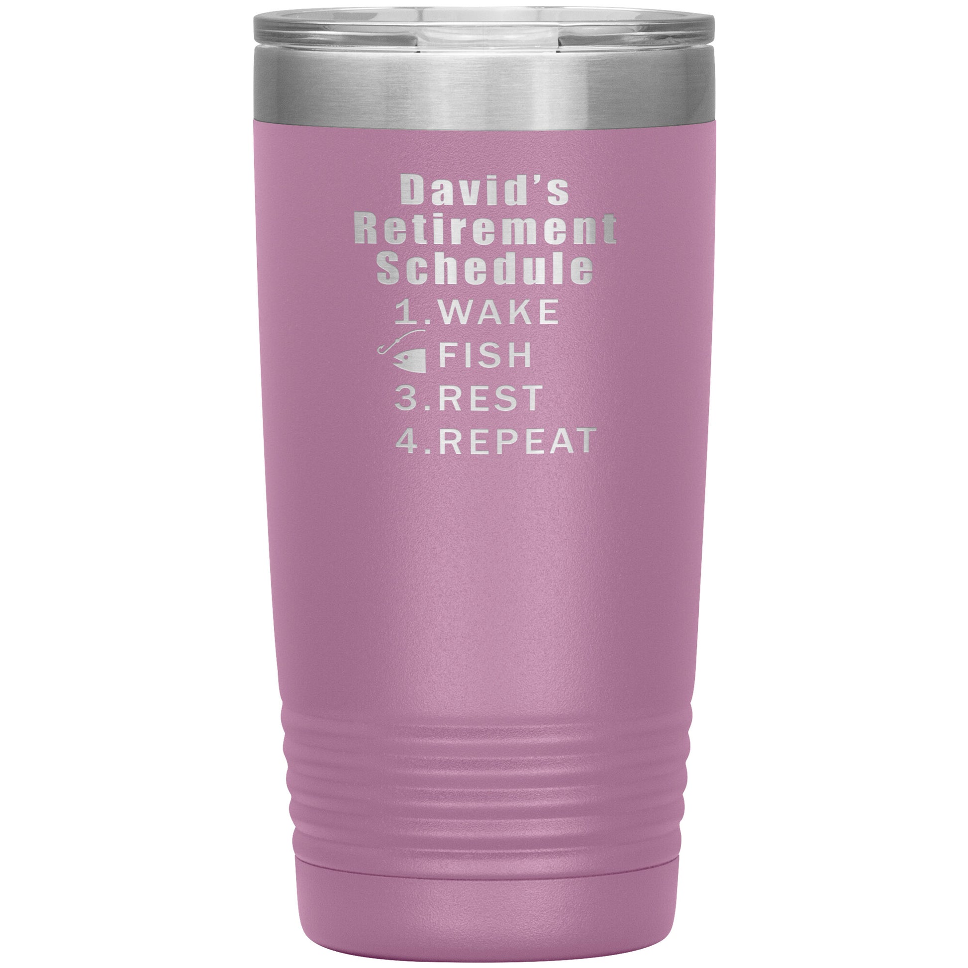 Retirement Schedule Fishing Tumbler