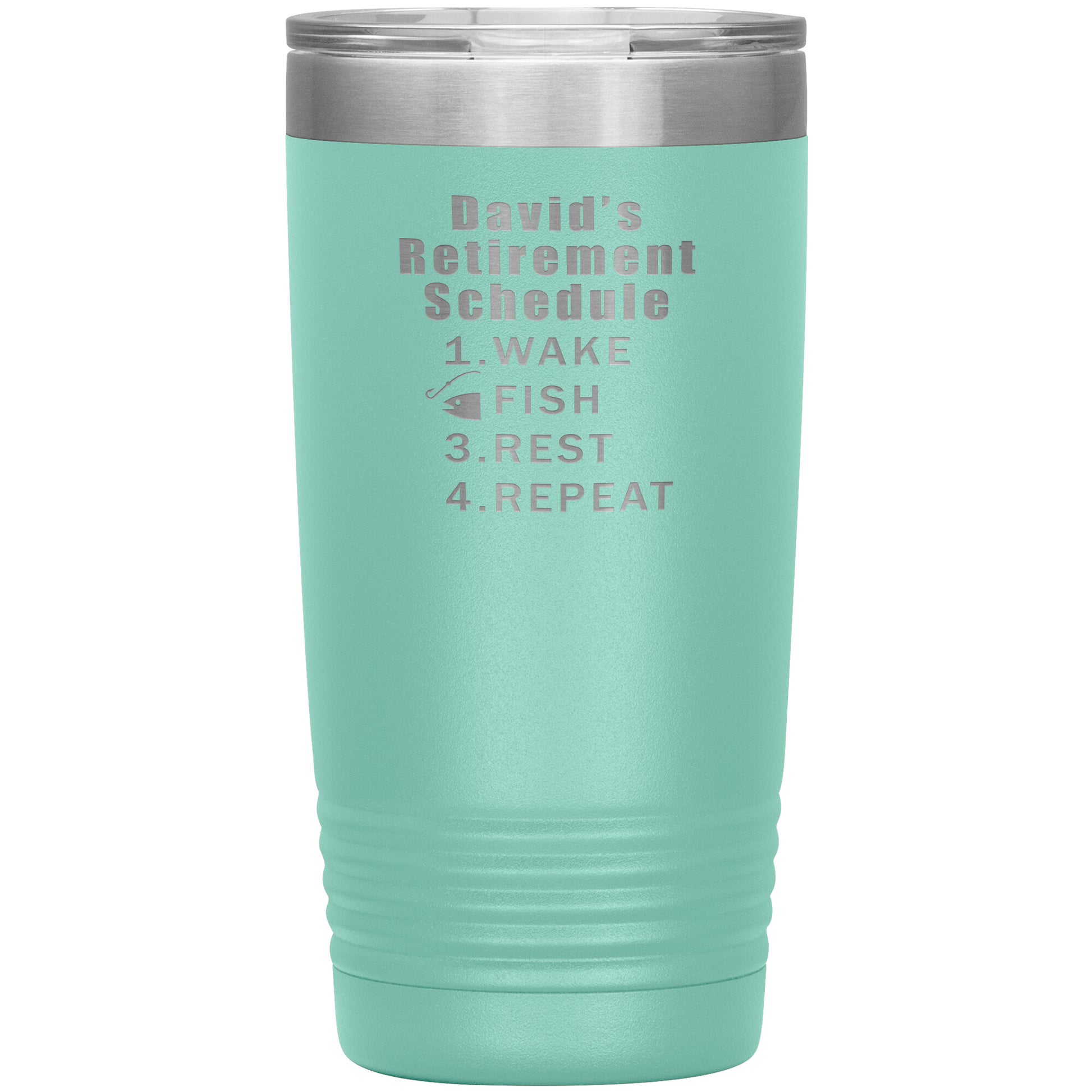 Retirement Schedule Fishing Tumbler