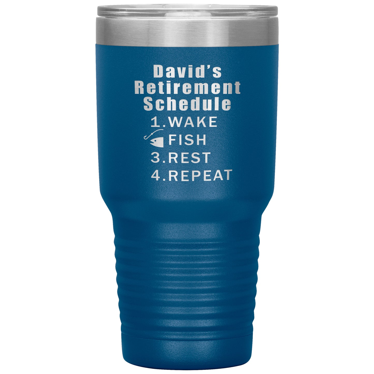 Retirement Schedule Fishing Tumbler
