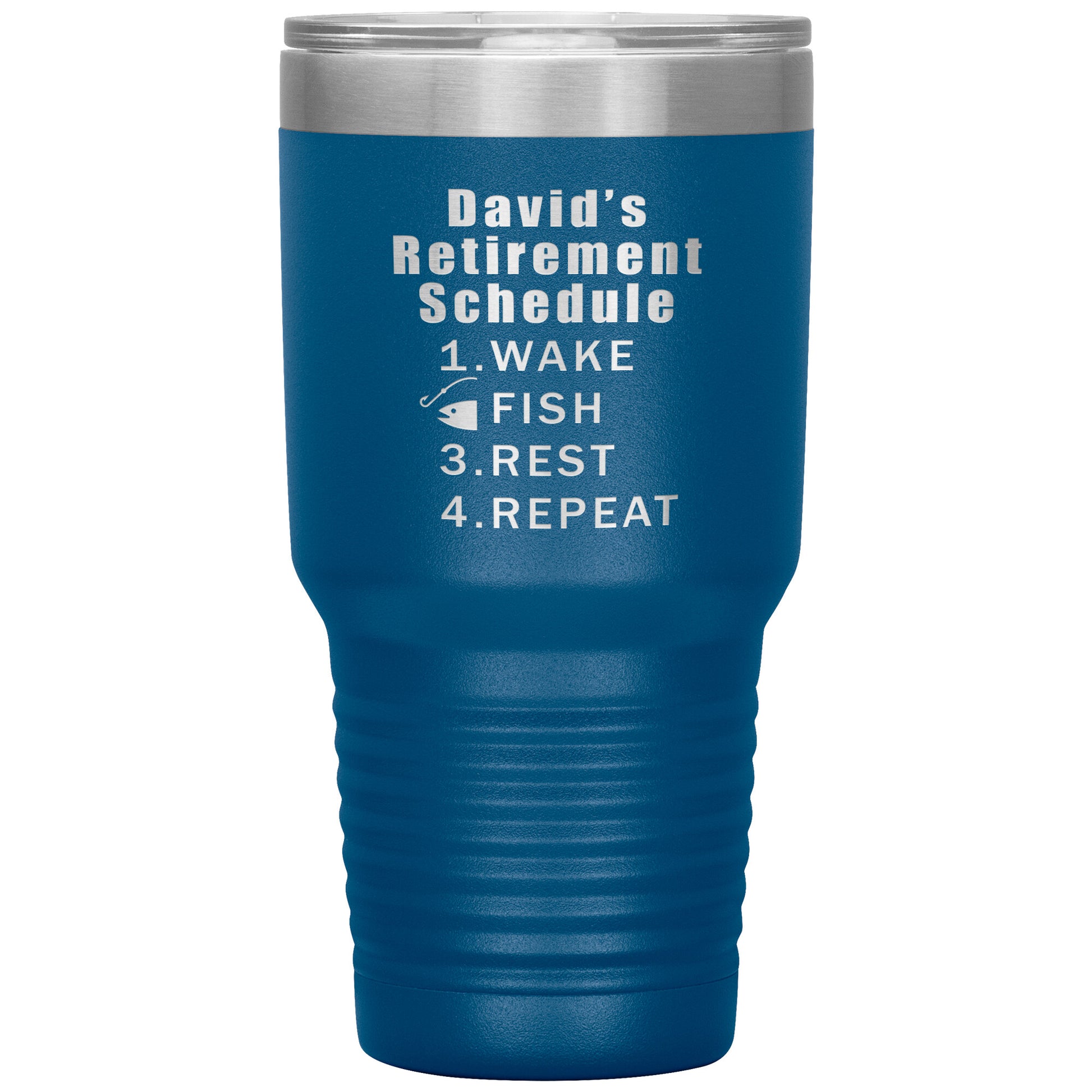 Retirement Schedule Fishing Tumbler