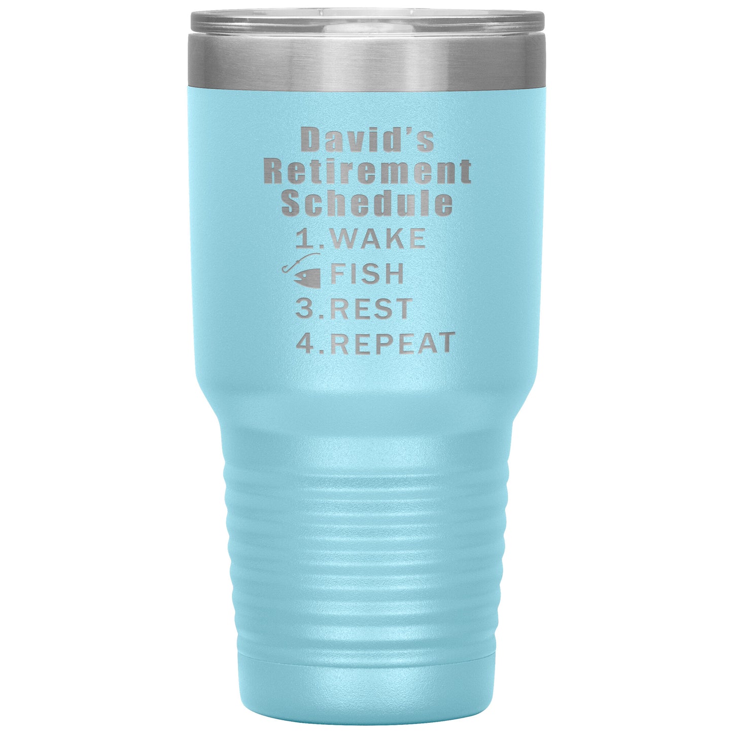 Retirement Schedule Fishing Tumbler