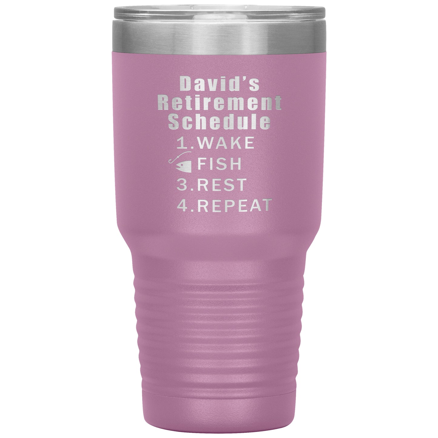 Retirement Schedule Fishing Tumbler