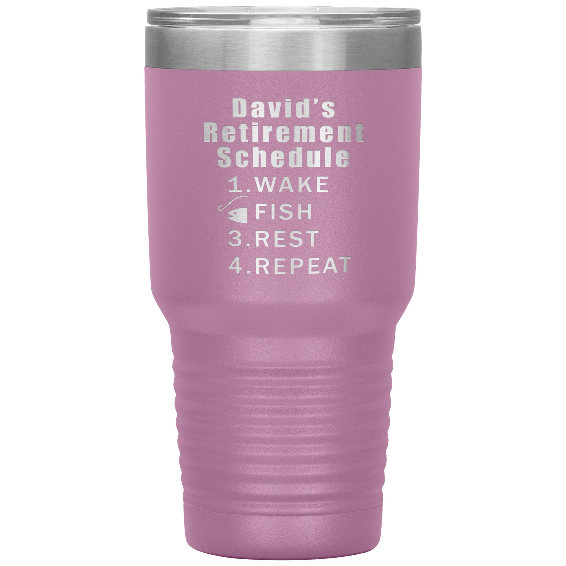 Retirement Schedule Fishing Tumbler