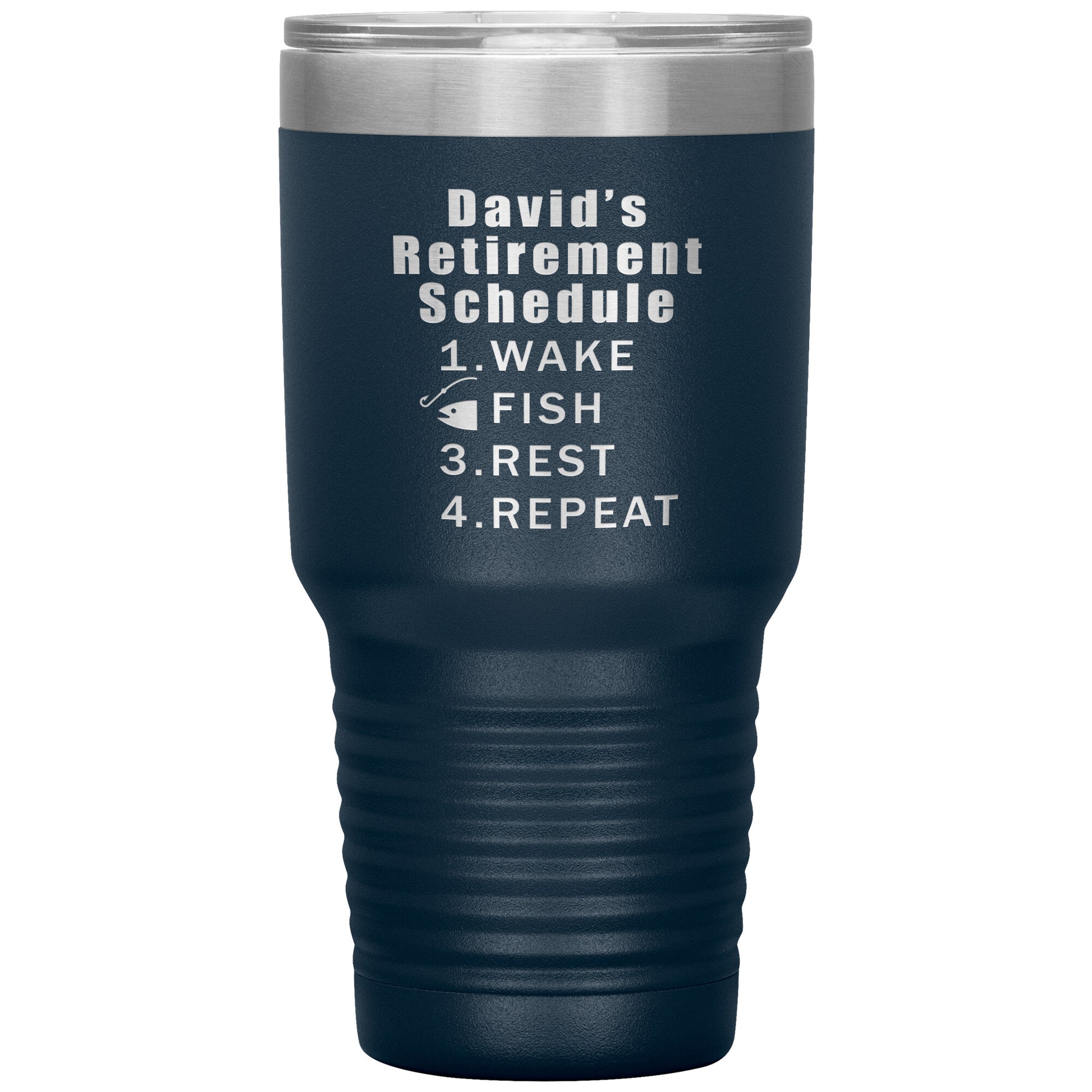 Retirement Schedule Fishing Tumbler