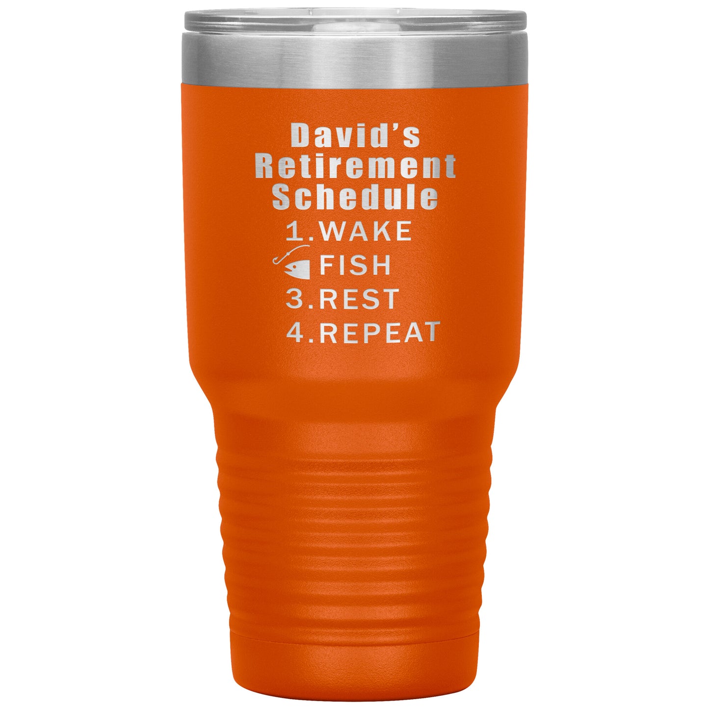 Retirement Schedule Fishing Tumbler