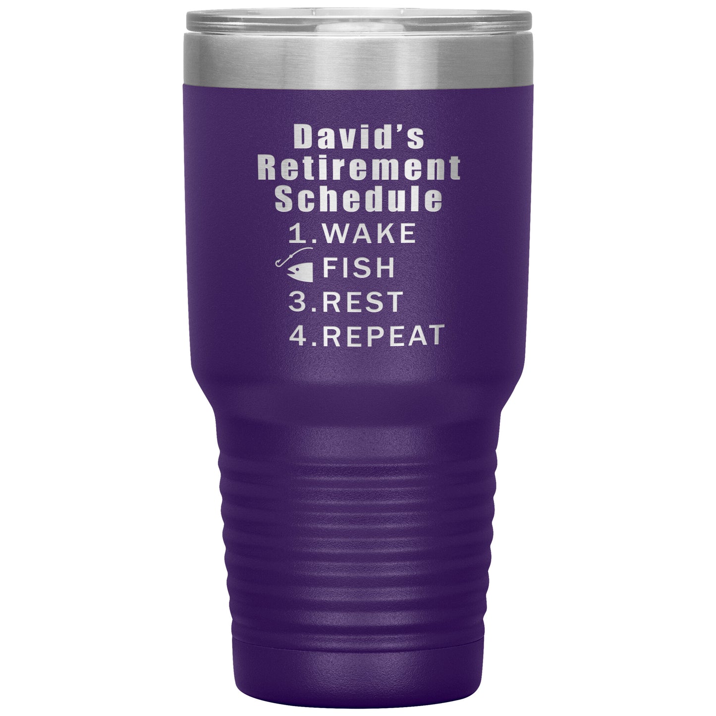 Retirement Schedule Fishing Tumbler