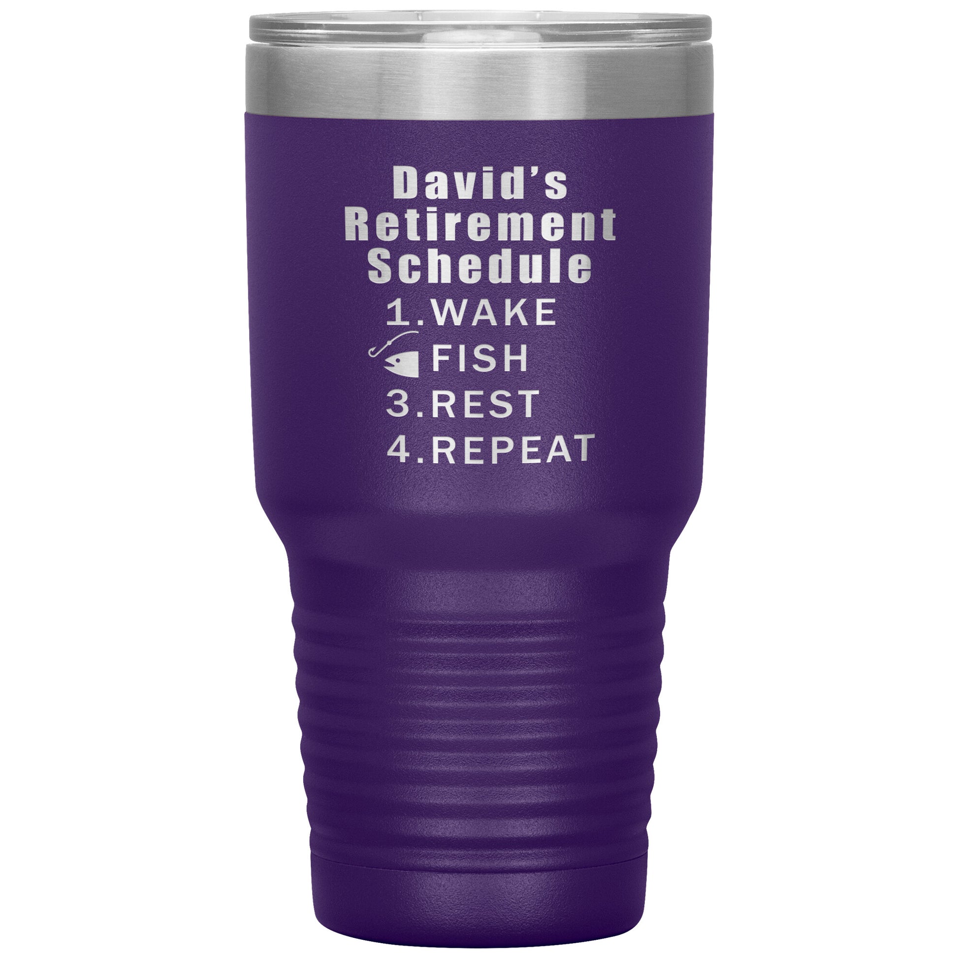 Retirement Schedule Fishing Tumbler