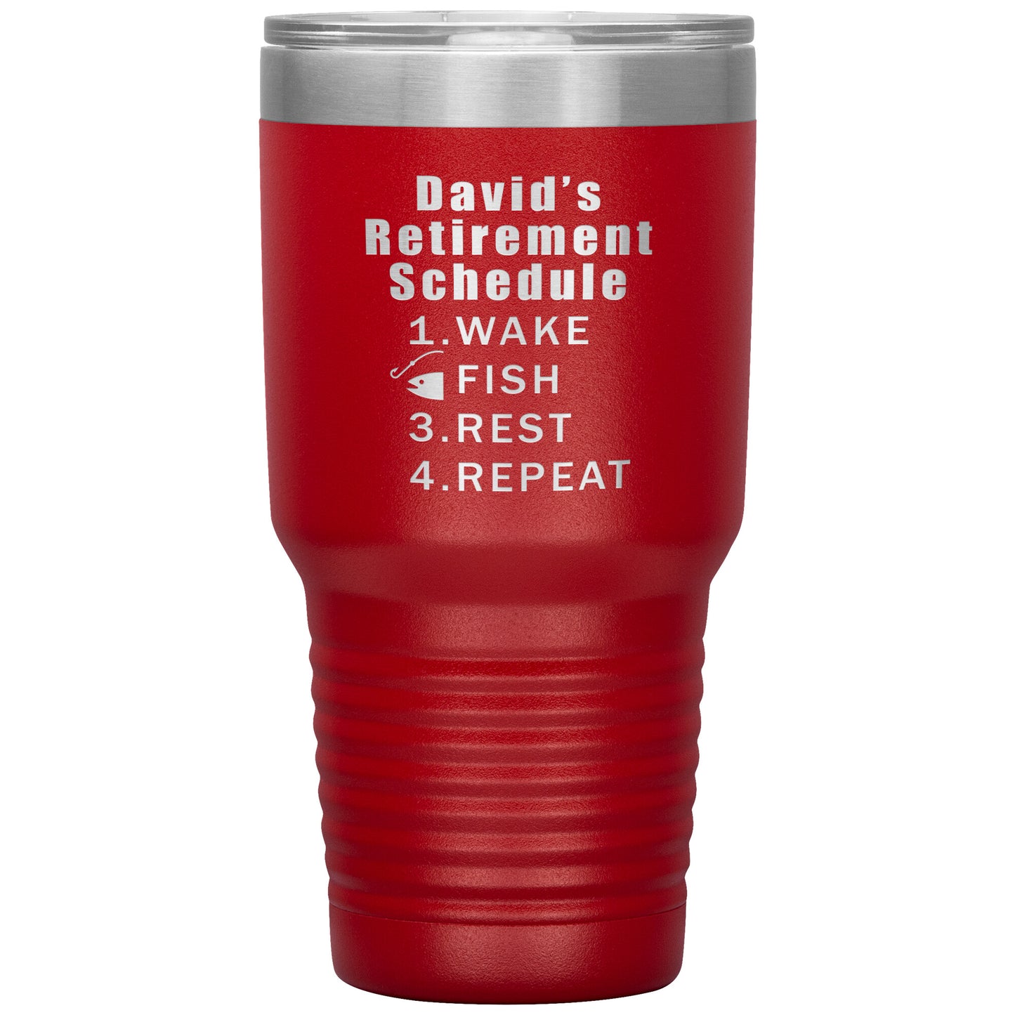 Retirement Schedule Fishing Tumbler