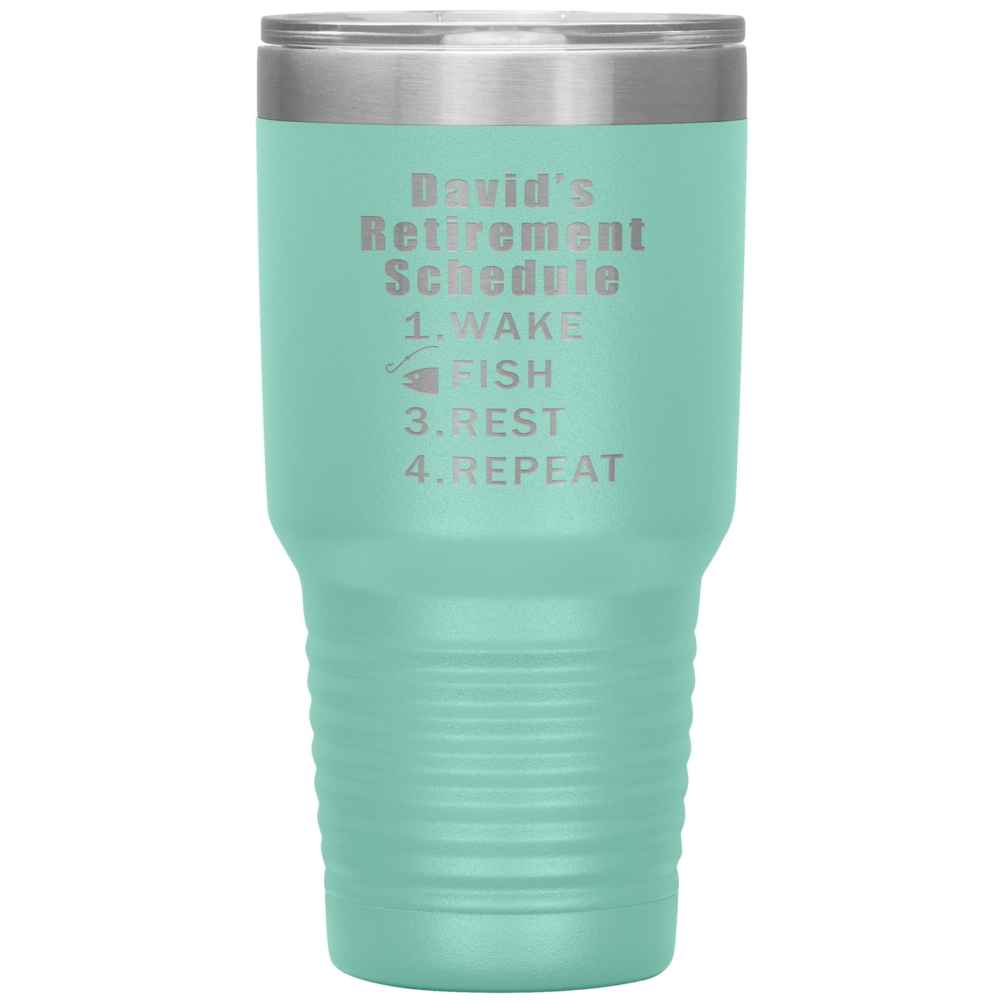 Retirement Schedule Fishing Tumbler
