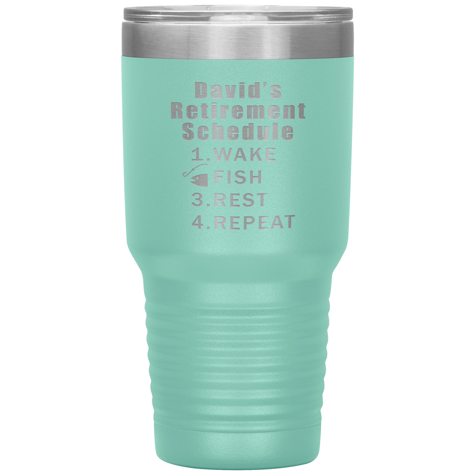 Retirement Schedule Fishing Tumbler