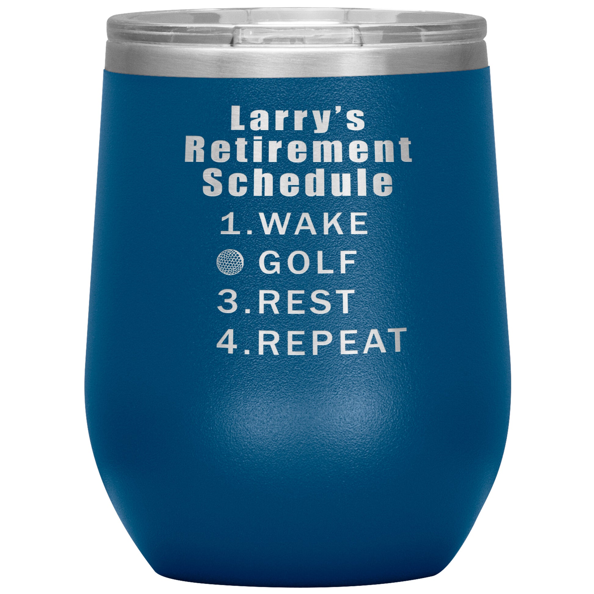 Retirement Schedule Golf Tumbler
