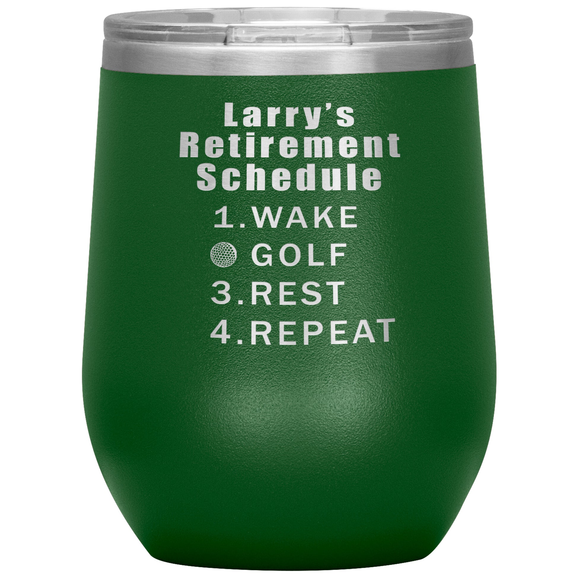 Retirement Schedule Golf Tumbler