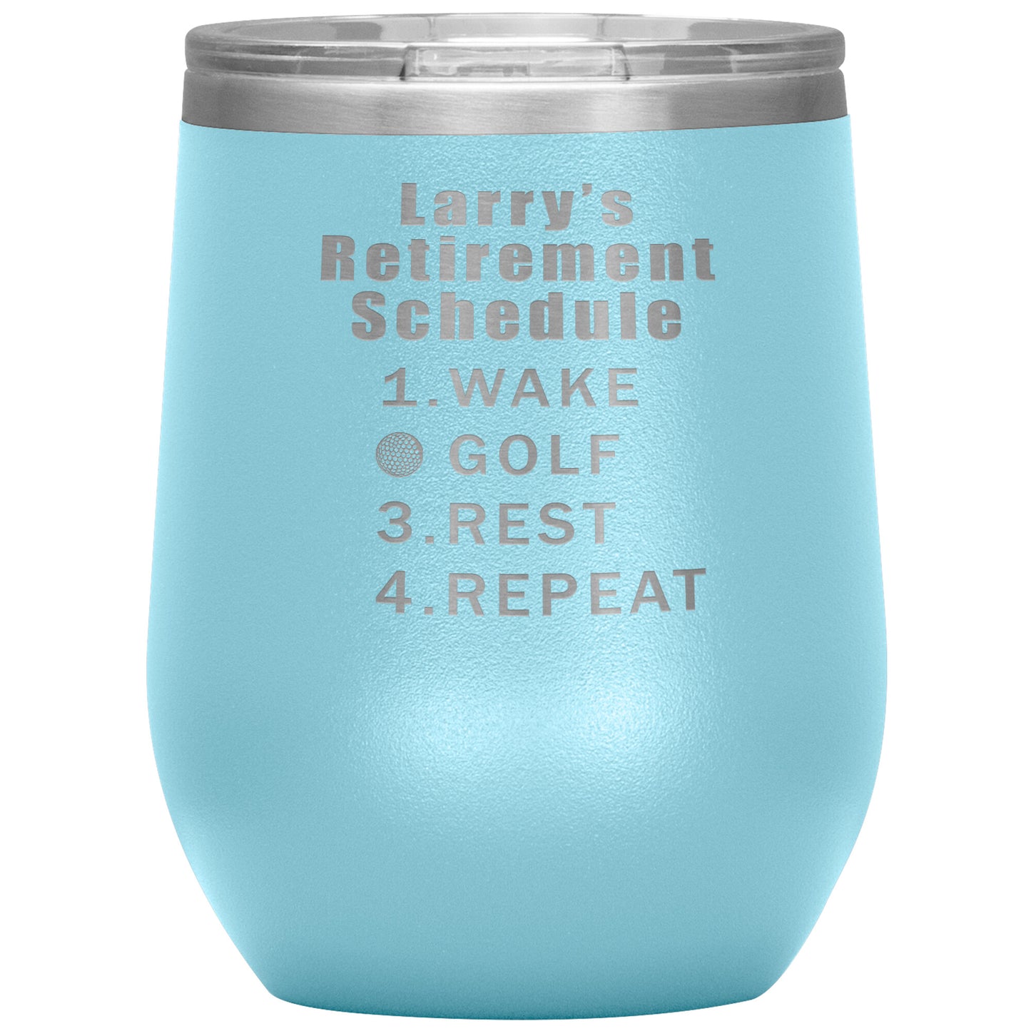 Retirement Schedule Golf Tumbler