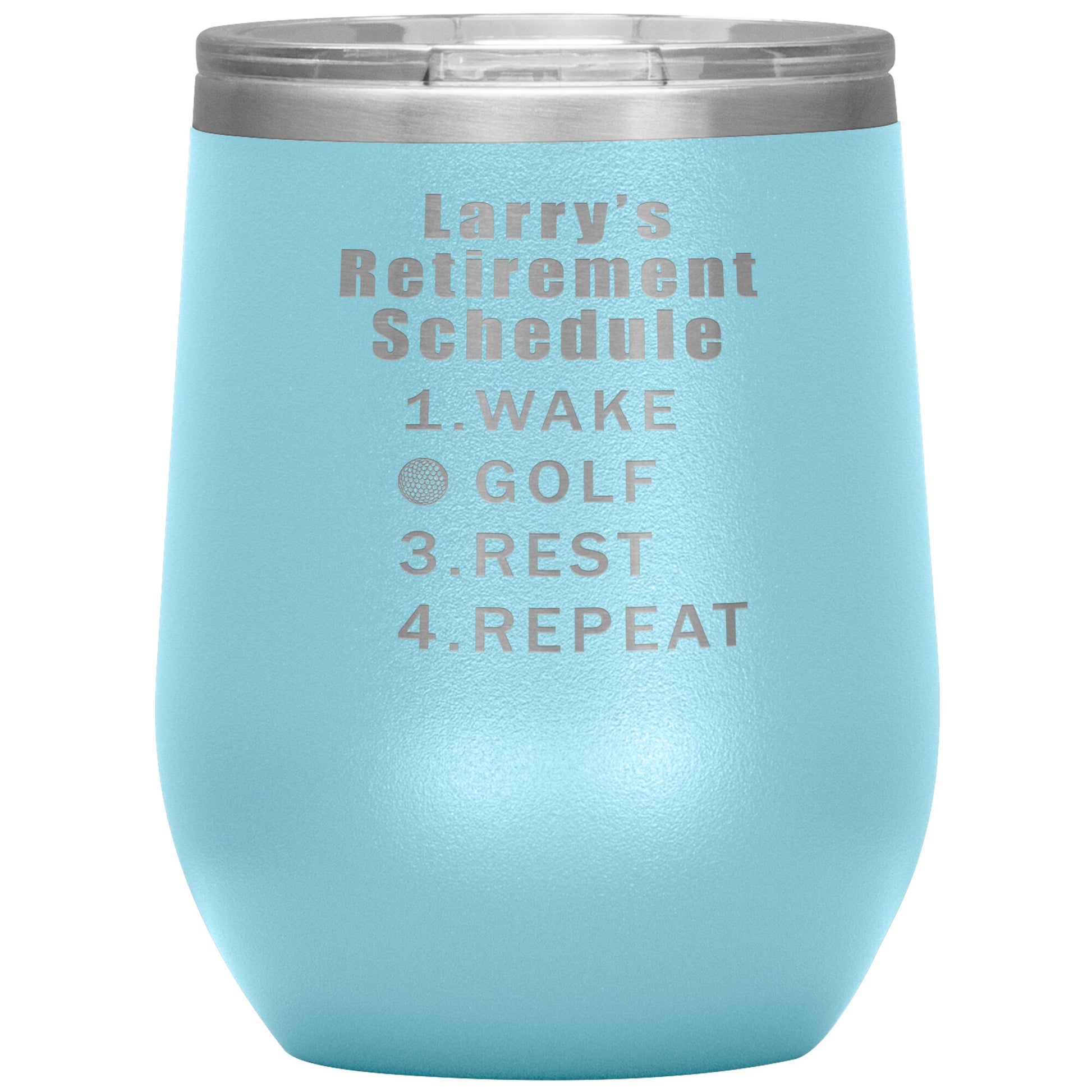 Retirement Schedule Golf Tumbler
