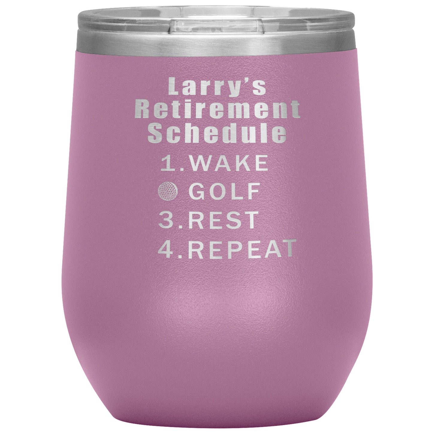 Retirement Schedule Golf Tumbler