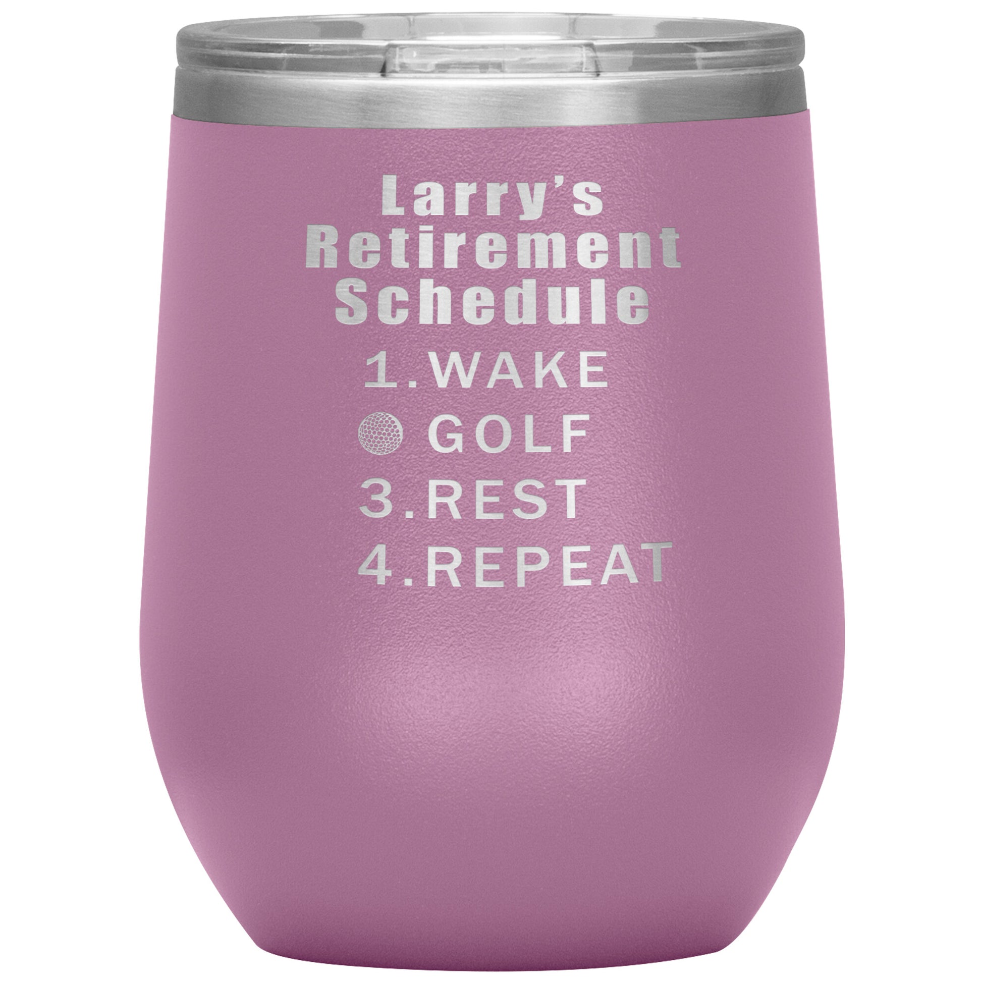 Retirement Schedule Golf Tumbler